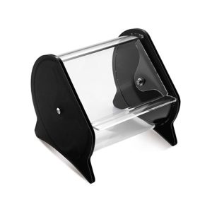 Koυταλοθήκη plexiglass Roll top Μαύρη | 17x15x17cm