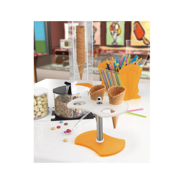 Stand αναμονής plexiglass Παλέτα 4 θέσεων | ISA10-4P