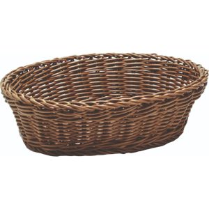 Ψωμιέρα Oval Rattan 23x17x8cm 1 Τεμάχιο
