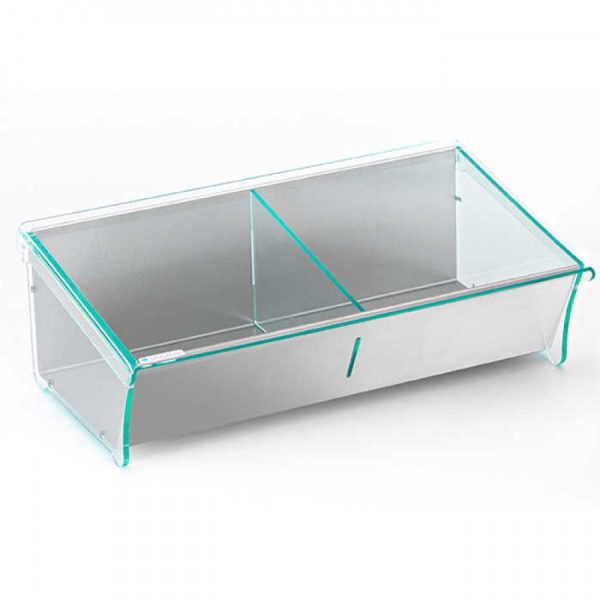 Organizer Καφέ PREMIUM Ανοξείδωτο 2 Θέσεων | 33x20cm