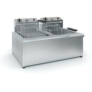 Φριτέζα Διπλή Τριφασική Φ1000 (2Χ8Lt-10Lt)