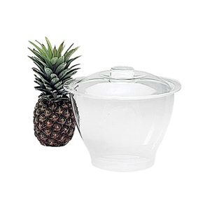 Bowl Ακρυλικό με Καπάκι και Εγκοπή για Κουτάλα Φ28x20cm ύψος | KLB01-60