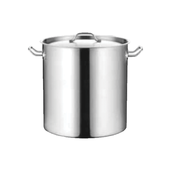 Μαρμίτα Inox με Καπάκι 40x40cm 50L
