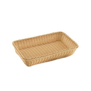 Καλάθι Ψωμιού Polyrattan 32,5x53cm Φυσικό-Καφέ-Σκούρο | NTC02-11