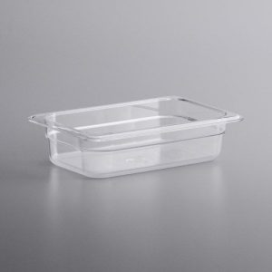 Λεκάνη Polycarbonate Διάφανη GN1/4 - 6,5cm Βάθος - 1 Τεμάχιο