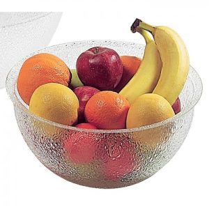Bowl Σαλάτας Διαφανές Plexiglass Φ25x17cm ύψος | KSB01-25