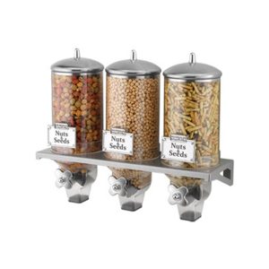 Διανεμητής ξηρών τροφίμων Classix Garibaldi 3x4lt | XCL02-340-SS Inox