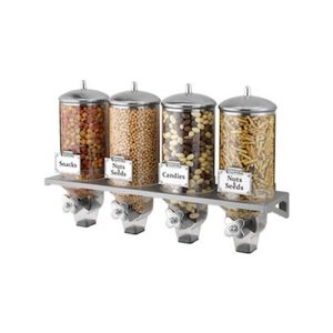 Διανεμητής ξηρών τροφίμων Classix Garibald 4x4lt | XCL02-440 SS Inox