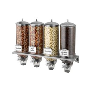 Διανεμητής ξηρών τροφίμων Classix Garibaldi 4x6lt | XCL02-460 SS Inox