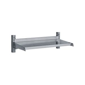 Ράφι Μονό Ανοξείδωτο Επιτοίχιο 110x35x30cm - RAFI.Μ110