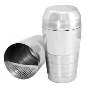Shaker Inox με Σίτα 9x17,5cm 1 Τεμάχιο