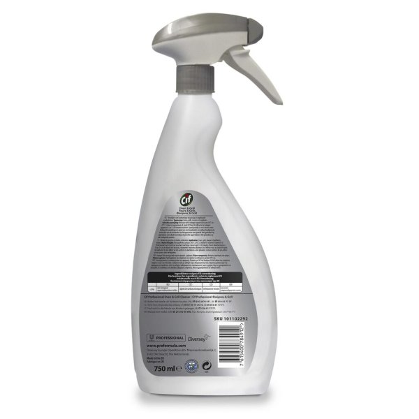 Cif Pro Formula Καθαριστικό Spray για Φούρνους & Grill 6x750ml - Κωδ. 08-159-178