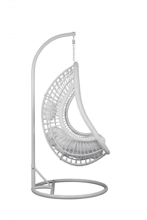 ΚΡΕΜΑΣΤΗ ΠΟΛΥΘΡΟΝΑ ΦΩΛΙΑ CALLIE HM5541.03 ΜΕ ΛΕΥΚΟ WICKER & ΜΑΞΙΛΑΡΙΑ Φ95Χ195Υ εκ.