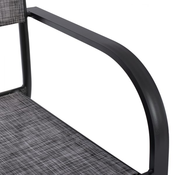 ΠΟΛΥΘΡΟΝΑ ΑΛΟΥΜΙΝΙΟΥ PRESLEY ΓΚΡΙ HM5765.01 TEXTILINE ΓΚΡΙ 57x58x88 εκ.