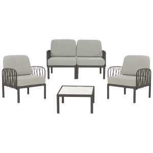 ΣΕΤ ΣΑΛΟΝΙ 4ΤΜΧ ΠΟΛΥΠΡΟΠΥΛΕΝΙΟΥ ΑΝΘΡΑΚΙ-ΓΚΡΙ ΜΑΞΙΛΑΡΙΑ HM5932.10