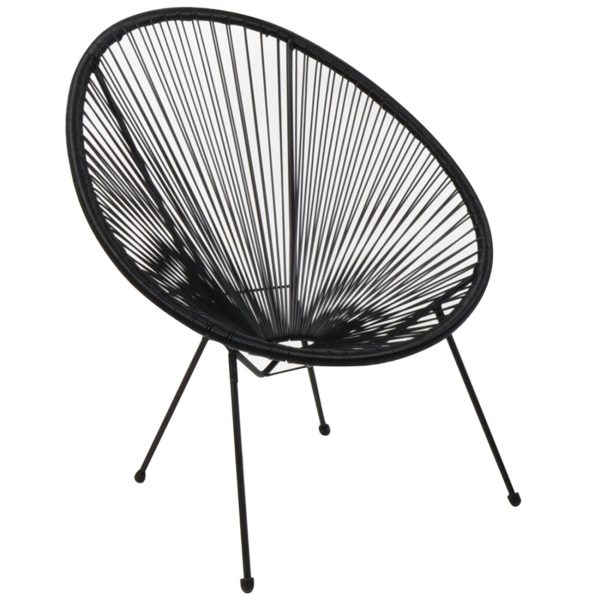 Rattan Μαύρο