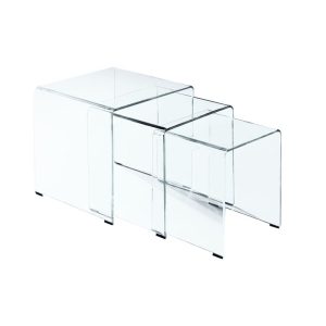 GLASSER Set 3 Βοηθητικά Τραπεζάκια