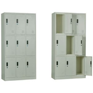 LOCKER 9 Θέσεων Μέταλλο Βαφή Άσπρο
