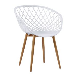 REX Πολυθρόνα Μέταλλο Βαφή Φυσικό