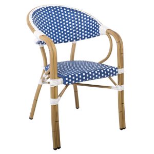 PARIS Πολυθρόνα Dining Αλουμίνιο Φυσικό