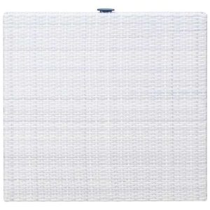 WICKER TOP Επιφάνεια Τραπεζιού Alu/Wicker Ice White/Γυαλί