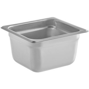 Λεκάνη Inox 10cm Βάθος GN1/6 - 1 Τεμάχιο