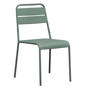 BRIO Καρέκλα Στοιβαζόμενη Μέταλλο Βαφή Sandy Green 5635C