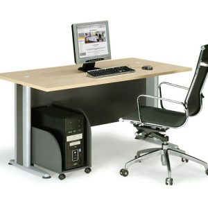 BASIC Γραφείο Απόχρωση Dark Grey - Beech