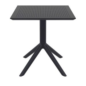 Τραπέζι Πολυπροπυλενίου Sky Black 70X70X74εκ.