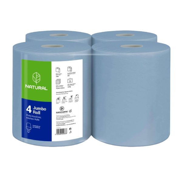 Endless Χαρτί Κουζίνας Μπλε 120m 1,5kg 4 Τεμάχια