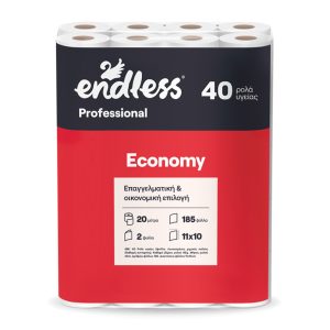 Endless Economy Χαρτί Υγείας Γκοφρέ 2 Φύλλα 65gr 20m 40άδα