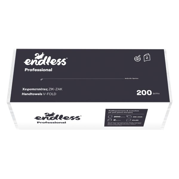 Endless Ζικ Ζακ Χαρτοπετσέτες 2ply 20x200 Φύλλα