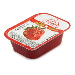 Μαρμελάδα Φράουλα Όλυμπος 20gr 180 Τεμάχια