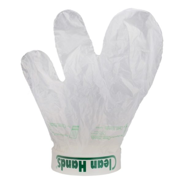 Γάντια (Χούφτα) Μιας Χρήσης με 3 Δάκτυλα Clean Hands 100 Τεμάχια - Κωδ. 19-513-006