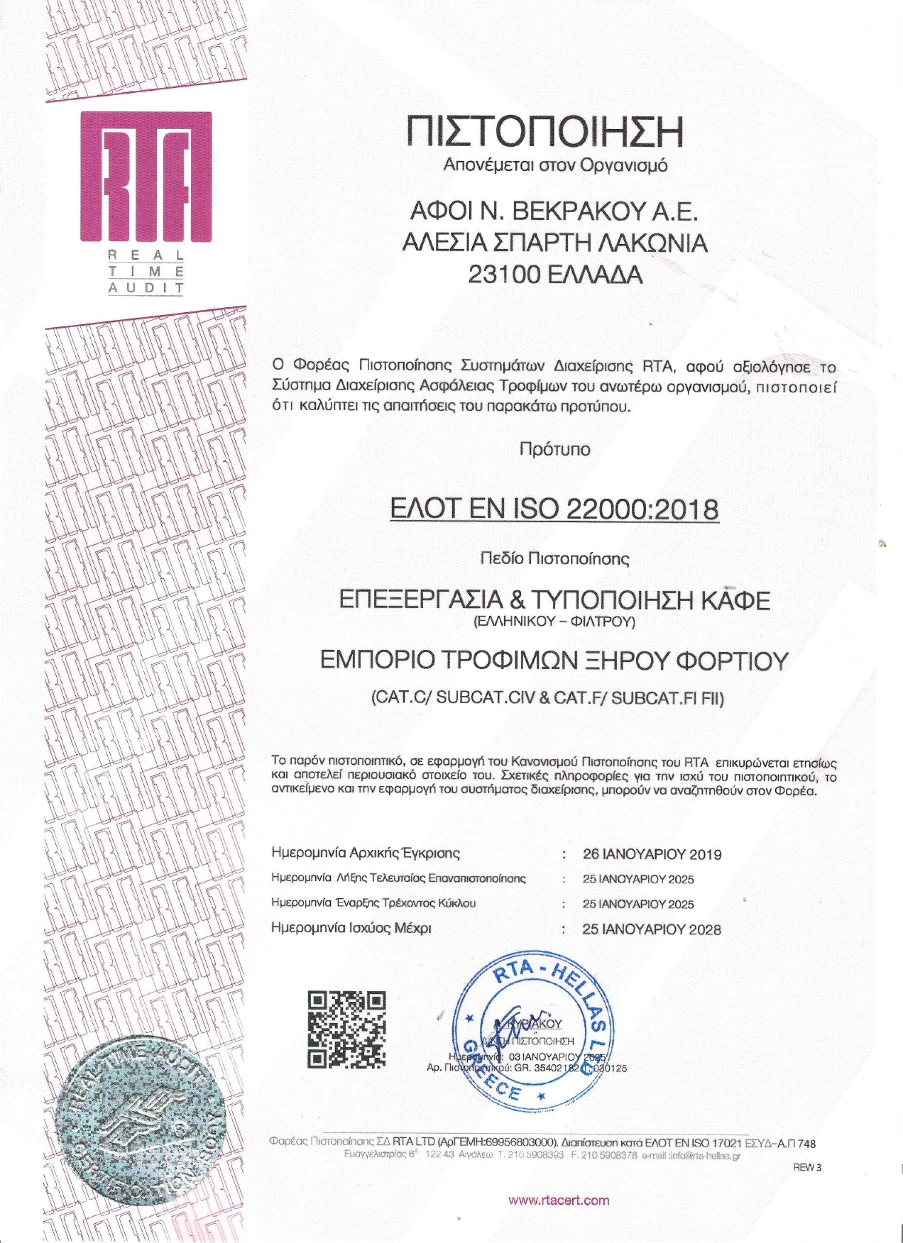 Βεκράκος ISO