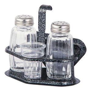 Αλατοπίπερο και Χαρτοπετσετοθήκη Σφυρήλατο