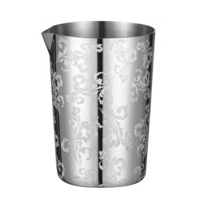 Ποτήρι Ανάμειξης Inox 500ml Ανάγλυφο