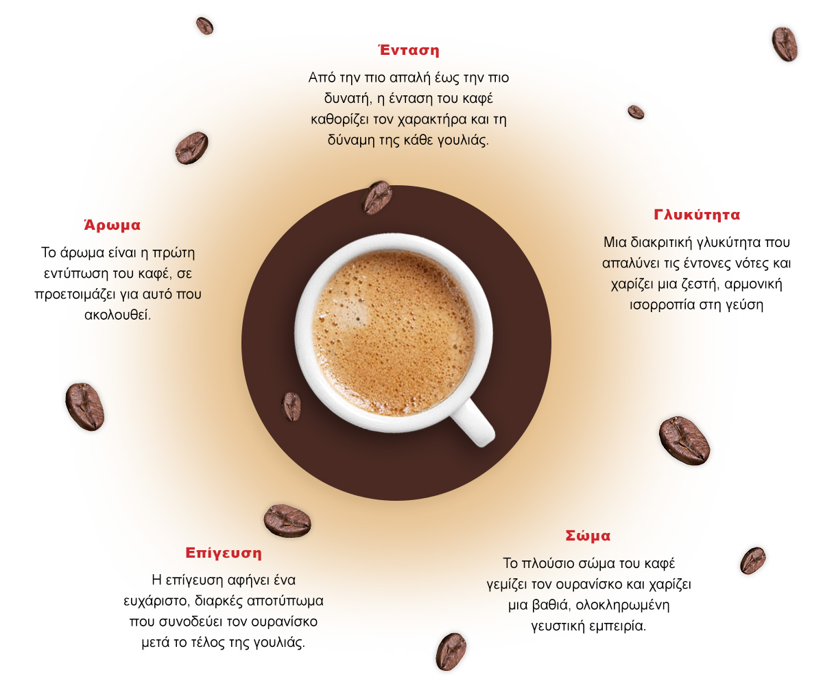 Vekrakos Espresso Τα Βασικά Χαρακτηριστικά του Καφέ