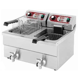 Φριτέζα Διπλή Ηλεκτρική Karamco 8+8L 580x480x395mm