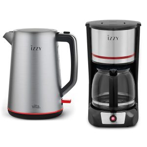 Σετ Izzy Βραστήρας Νερού 1.7L & Καφετιέρα Φίλτρου 1.5L