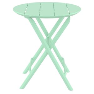 Τραπέζι Πολυπροπυλενίου Πτυσσόμενο Helen Φ60x74cm Opaline Green 20.0904 (1)