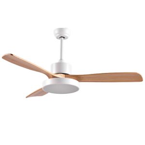 Primo Ανεμιστήρας Οροφής με 3 Φτερά Καφέ Λευκό 130cm & Led Φως 800616 (4)