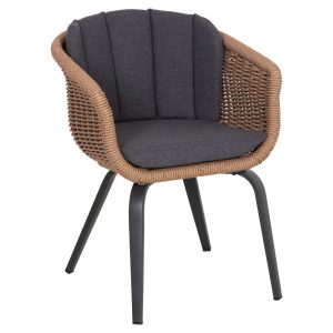Πολυθρόνα Αλουμινίου Victus 60x62x76cm Ανθρακί HM6559.01 (6)