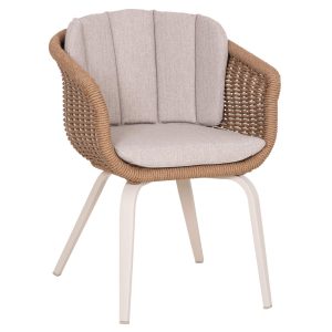 Πολυθρόνα Αλουμινίου Victus 60x62x76cm Μπεζ HM6559.02 (6)