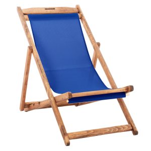 Σεζλόνγκ Λήμνος από Οξιά με PVC 2x1 Πανί Μπλε HM11711.01T (2)
