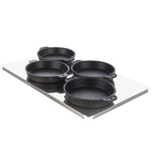 Rational Set of Small Baking & Roasting Pans 4 Τηγάνια με 1 Βάση Στήριξης 60.73.286 (2)
